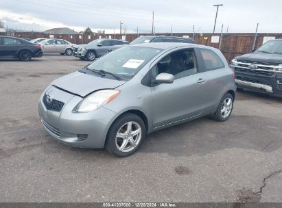 2008 TOYOTA YARIS Silver  Gasoline JTDJT923685176136 photo #3