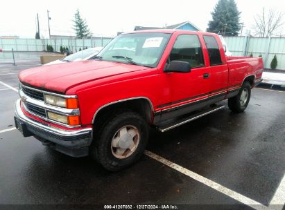 1996 CHEVROLET GMT-400 K1500 Red  Gasoline 1GCEK19M5TE167179 photo #3