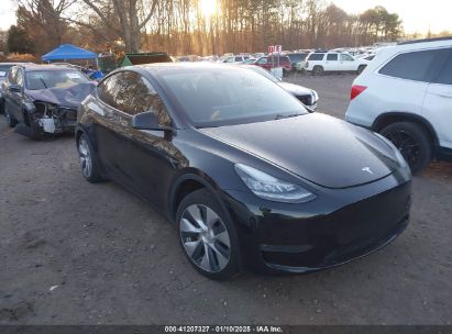 2021 TESLA MODEL Y LONG RANGE DUAL MOTOR ALL-WHEEL DRIVE Black  Electric 5YJYGDEEXMF082479 photo #1