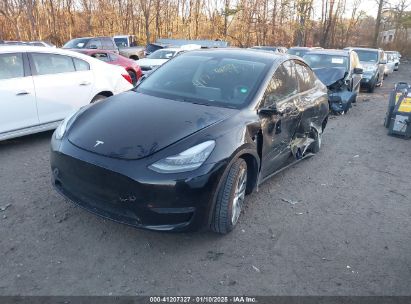 2021 TESLA MODEL Y LONG RANGE DUAL MOTOR ALL-WHEEL DRIVE Black  Electric 5YJYGDEEXMF082479 photo #3