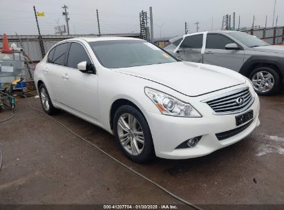 2012 INFINITI G37X White  Gasoline JN1CV6AR4CM976944 photo #1