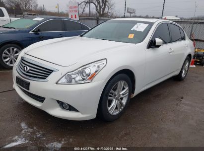 2012 INFINITI G37X White  Gasoline JN1CV6AR4CM976944 photo #3