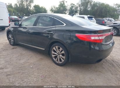 2013 HYUNDAI AZERA Black  Gasoline KMHFG4JG8DA215937 photo #4