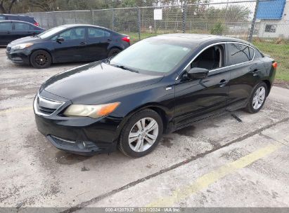 2013 ACURA ILX HYBRID 1.5L Black  Hybrid 19VDE3F79DE300148 photo #3