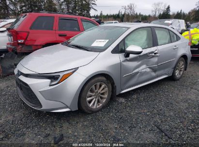 2023 TOYOTA COROLLA HYBRID LE Silver  Hybrid JTDBDMHE5P3005272 photo #3