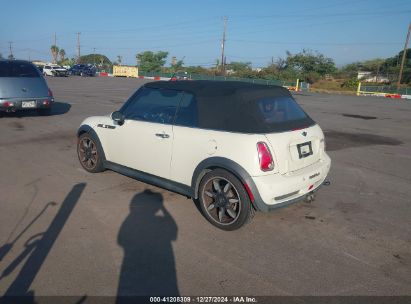 2008 MINI COOPER S White  Gasoline WMWRH33508TL97483 photo #4