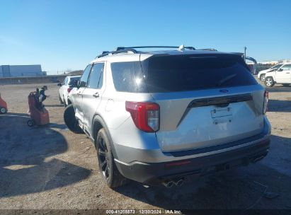 2020 FORD EXPLORER ST Silver  Gasoline 1FM5K8GC6LGB63581 photo #4