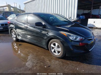 2014 HYUNDAI ELANTRA SE Black  Gasoline 5NPDH4AE9EH533728 photo #1