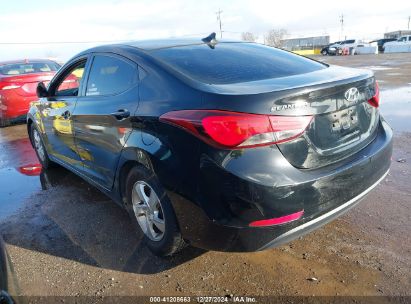 2014 HYUNDAI ELANTRA SE Black  Gasoline 5NPDH4AE9EH533728 photo #4