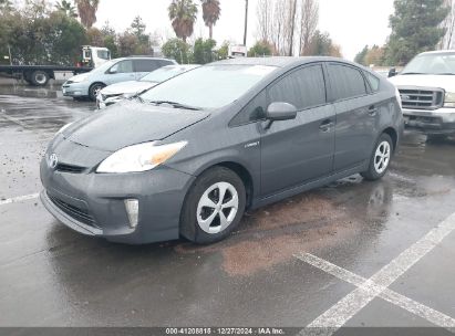 2013 TOYOTA PRIUS Gray  Hybrid JTDKN3DU2D5595628 photo #3