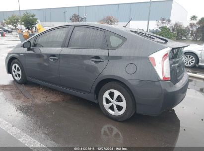 2013 TOYOTA PRIUS Gray  Hybrid JTDKN3DU2D5595628 photo #4