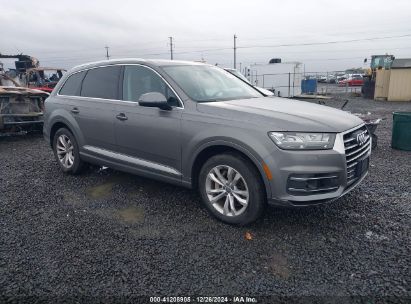 2017 AUDI Q7 PREMIUM PLUS Gray  Gasoline WA1LAAF75HD027360 photo #1