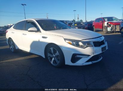 2019 KIA OPTIMA LX/S White  Gasoline 5XXGT4L35KG353970 photo #1