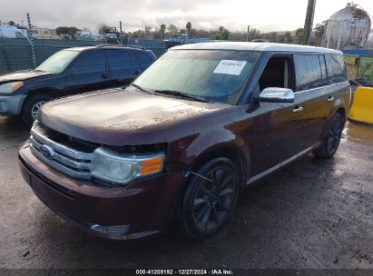 2009 FORD FLEX LIMITED Burgundy  Gasoline 2FMDK53C89BA84431 photo #3