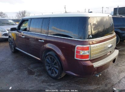 2009 FORD FLEX LIMITED Burgundy  Gasoline 2FMDK53C89BA84431 photo #4