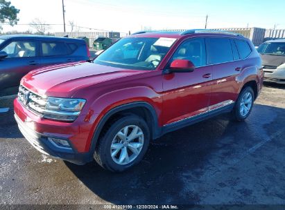 2018 VOLKSWAGEN ATLAS 3.6L V6 SEL Red  Gasoline 1V2ER2CA4JC593422 photo #3