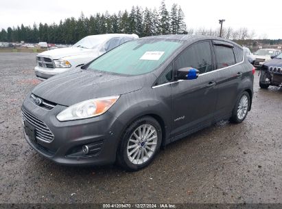 2016 FORD C-MAX SEL Gray  Hybrid 1FADP5BU7GL101156 photo #3