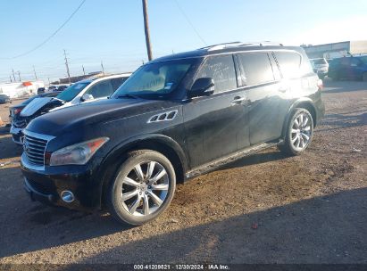 2012 INFINITI QX56 Black  Gasoline JN8AZ2NE0C9020473 photo #3