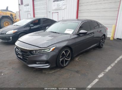 2018 HONDA ACCORD SPORT Gray  Gasoline 1HGCV1F38JA133088 photo #3