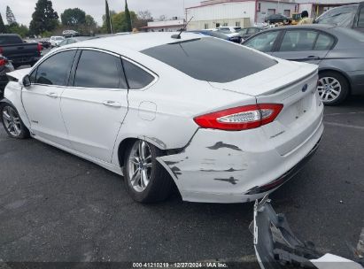 2015 FORD FUSION HYBRID TITANIUM White  Hybrid 3FA6P0RU3FR247118 photo #4