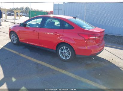 2015 FORD FOCUS SE Red  Gasoline 1FADP3F21FL243627 photo #4