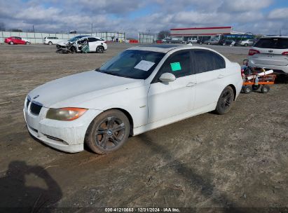 2008 BMW 328I White  Gasoline WBAVA37528NL54507 photo #3