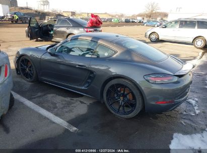 2019 PORSCHE 718 CAYMAN Gray  gas WP0AA2A80KS260990 photo #4