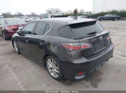 2014 LEXUS CT 200H Purple  Hybrid JTHKD5BH1E2190771 photo #4