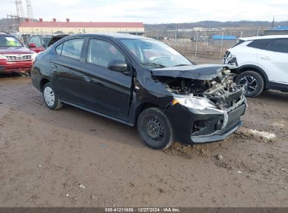 2022 MITSUBISHI MIRAGE G4 ES Black  Gasoline ML32FUFJ4NHF09103 photo #1