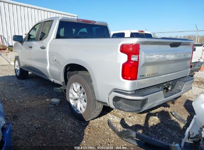 2022 CHEVROLET SILVERADO 1500 LTD 2WD DOUBLE CAB STANDARD BED CUSTOM Silver  Gasoline 1GCRWBEK5NZ205649 photo #4