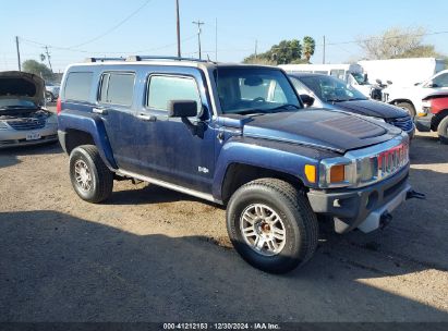 2008 HUMMER H3 SUV Blue  Gasoline 5GTEN13EX88166424 photo #1