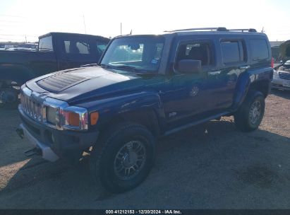 2008 HUMMER H3 SUV Blue  Gasoline 5GTEN13EX88166424 photo #3