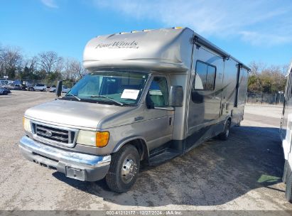 2006 FORD ECONOLINE E450 SUPER DUTY CUTWY VAN Gray  gas 1FDXE45S36HB32628 photo #3