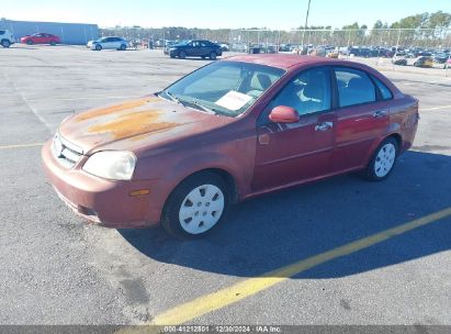 2006 SUZUKI FORENZA Red  Gasoline KL5JD56ZX6K247217 photo #3