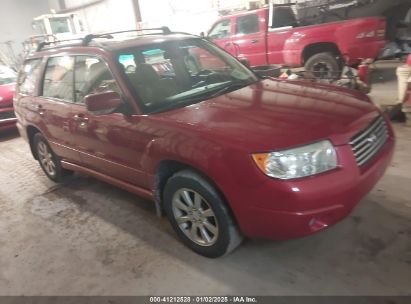 2006 SUBARU FORESTER 2.5X Maroon  Gasoline JF1SG65626H750357 photo #1