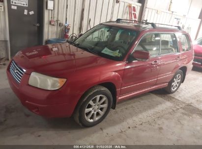 2006 SUBARU FORESTER 2.5X Maroon  Gasoline JF1SG65626H750357 photo #3