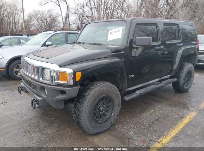 2007 HUMMER H3 SUV Black  Gasoline 5GTDN13E378113963 photo #3