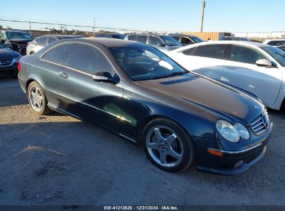 2003 MERCEDES-BENZ CLK 500 Black  Gasoline WDBTJ75J63F038563 photo #1