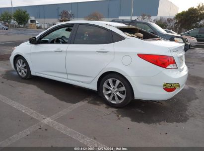 2014 HYUNDAI ACCENT GLS White  Gasoline KMHCU4AE8EU747926 photo #4