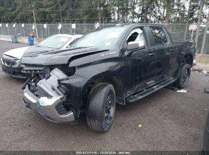 2021 CHEVROLET SILVERADO 1500 4WD  SHORT BED LT Black  Diesel 3GCUYDET4MG287011 photo #3