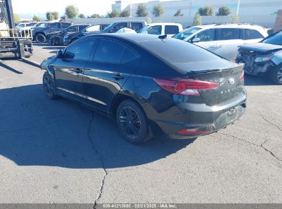 2020 HYUNDAI ELANTRA SEL Black  Gasoline 5NPD84LF0LH533376 photo #4