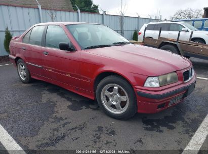 1994 BMW 325 I AUTOMATIC Red  Gasoline WBACB4329RFM03638 photo #1