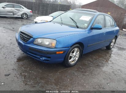 2005 HYUNDAI ELANTRA GLS/GT Blue  Gasoline KMHDN46D25U198399 photo #3