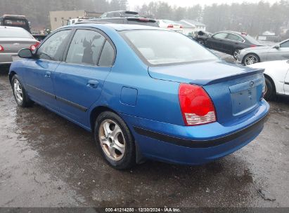 2005 HYUNDAI ELANTRA GLS/GT Blue  Gasoline KMHDN46D25U198399 photo #4