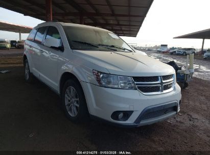 2013 DODGE JOURNEY SXT White  Flexible Fuel 3C4PDCBG0DT701676 photo #1