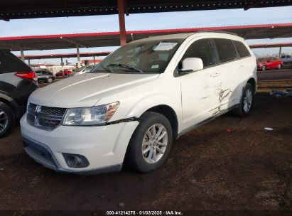 2013 DODGE JOURNEY SXT White  Flexible Fuel 3C4PDCBG0DT701676 photo #3