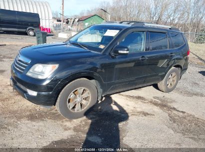 2009 KIA BORREGO EX V6 Black  Gasoline KNDJH741395037326 photo #3