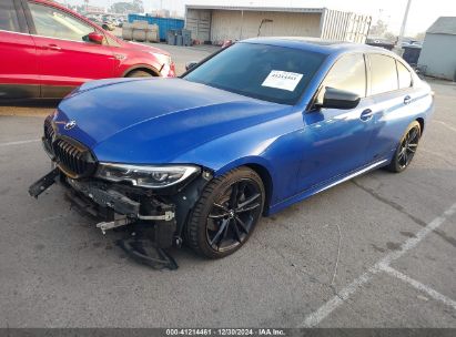 2019 BMW 330I Dark Blue  Gasoline WBA5R1C59KAJ99536 photo #3