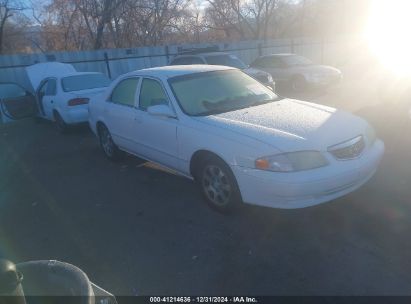 2002 MAZDA 626 LX White  Gasoline 1YVGF22C525303694 photo #1