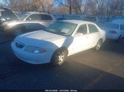 2002 MAZDA 626 LX White  Gasoline 1YVGF22C525303694 photo #3